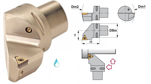Soustružnické nože STGCR 90° na destičky TCMT/TCGT/TCGX/TCMW s CHLAZENÍM - PRAVÉ PROVEDENÍ