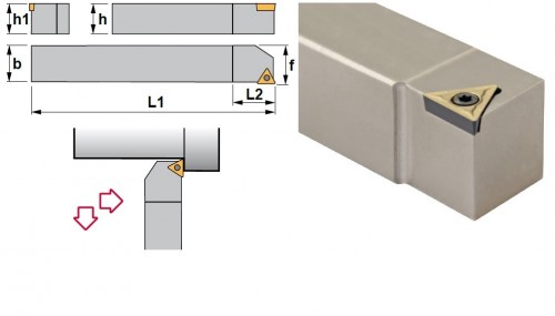 Soustružnické nože STJCL 93° na destičky TCMT/TCGT/TCGX/TCMW bez CHLAZENÍ - SWISS AUTOMATIC (ŠVÝCARSKÉ AUTOMATY) - LEVÉ PROVEDENÍ