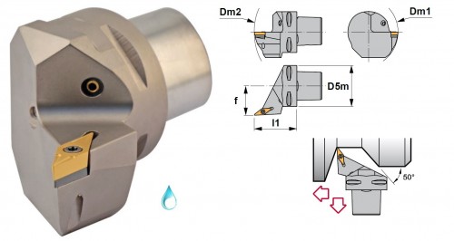 Soustružnické nože SVJBR 93° na destičky VBMT.. s CHLAZENÍM - PRAVÉ PROVEDENÍ