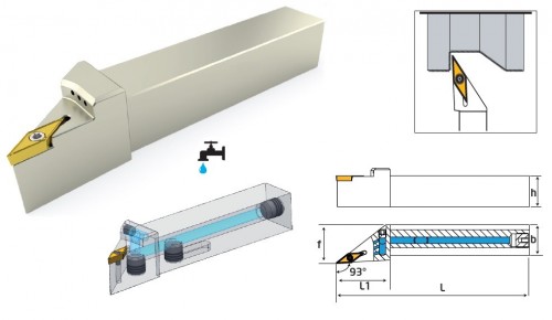 Soustružnické nože SVJCR 93° na destičky VCMT/VCGT/VCGX/VCMW s CHLAZENÍM - PRAVÉ PROVEDENÍ