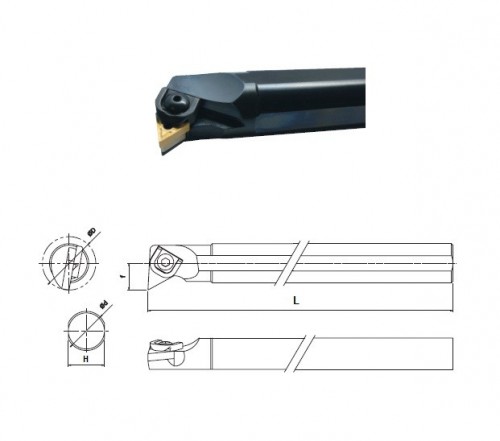 Soustružnické nože WTFNR 91° na destičky TNMG/TNMA/TNMM bez CHLAZENÍ - PRAVÉ PROVEDENÍ