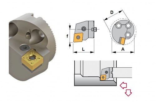 Soustružnické výměnné hlavičky PCLNR 95° na destičky CNMG/CNMA/CNMM… s CHLAZENÍM - PRAVÉ PROVEDENÍ