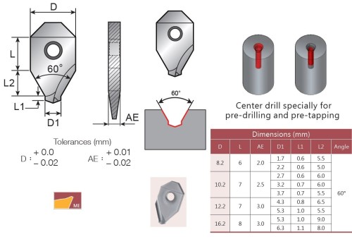 Středící-navrtávácí destičky D24