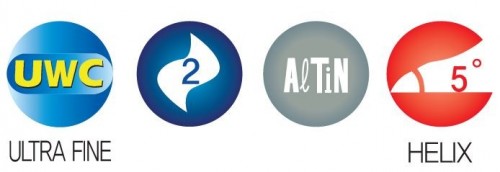 Středicí a srážecí 2-břitá tvrdokovová fréza - 90° Středicí a srážecí 2-břitá tvrdokovová fréza - 90°