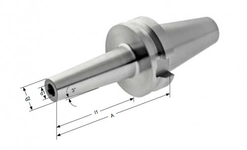 TEPELNÉ UPÍNAČE 3° BT JIS B 6339 (MAS403BT) - ÚZKÉ PROVEDENÍ