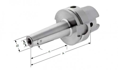 TEPELNÉ UPÍNAČE 3° HSK-A DIN69893 - ÚZKÉ PROVEDENÍ