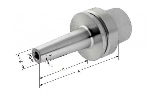 TEPELNÉ UPÍNAČE 3° HSK-E DIN69893  - ÚZKÉ PROVEDENÍ
