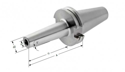 TEPELNÉ UPÍNAČE 3° SK DIN69871 - ÚZKÉ PROVEDENÍ