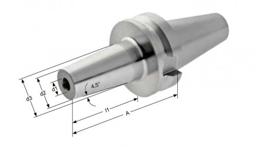 TEPELNÉ UPÍNAČE 4,5° BT JIS B 6339 (MAS403BT) AD/B- OBSAHUJE DÉLKOVĚ STAVITELNÝ ŠROUB