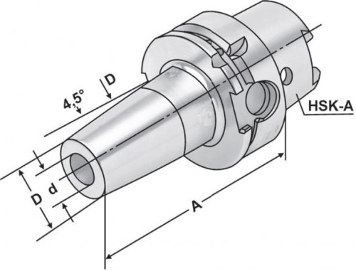 TEPELNÉ UPÍNAČE 4,5° HSK-A DIN69893