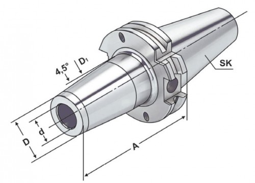TEPELNÉ UPÍNAČE 4,5° SK DIN69871