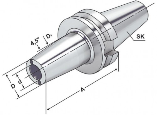 TEPELNÉ UPÍNAČE 4,5° S CHLAZENÍM BT JIS B 6339 (MAS403BT)