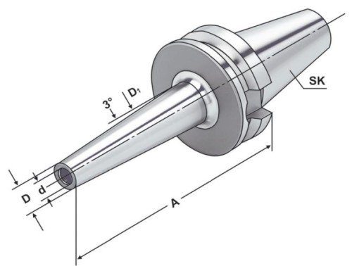 TEPELNÉ UPÍNAČE ÚZKÉ  - 3° BT JIS B 6339 (MAS403BT)