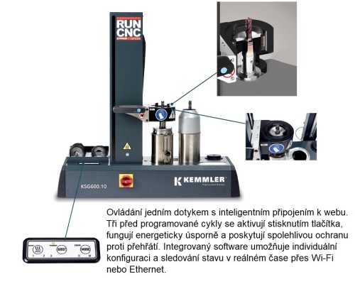 TEPELNÝ APARÁT pro nástroje Ø 3 - 32 mm - z karbidu a HSS