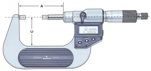 TŘMENOVÝ MIKROMETR IP65 TŘMENOVÝ MIKROMETR IP65