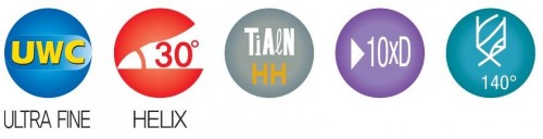 TVRDOKOVOVÉ VRTÁKY 10XD S VNITŘNÍM CHLAZENÍM