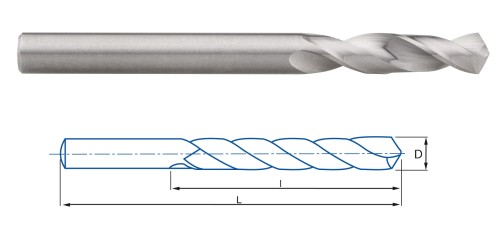 TVRDOKOVOVÉ VRTÁKY 3-5XD BEZ VNITŘNÍHO CHLAZENÍ
