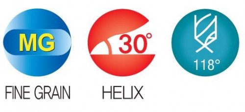 TVRDOKOVOVÉ VRTÁKY 3xD bez vnitřního chlazení a nepovlakované