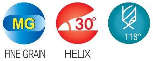 TVRDOKOVOVÉ VRTÁKY 8XD BEZ VNITŘNÍHO CHLAZENÍ A NEPOVLAKOVANÉ