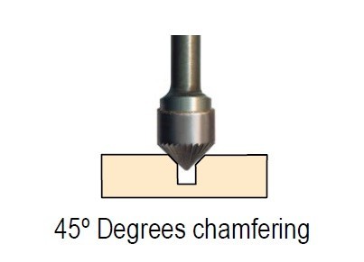Technické frézy - rotary burrs - kuželové - 90°