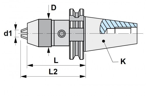 UNIVERZÁLNÍ PRECIZNÍ CNC VRTAČKOVÉ SKLÍČIDLO PRAVÉ-LEVÉ OTÁČKY