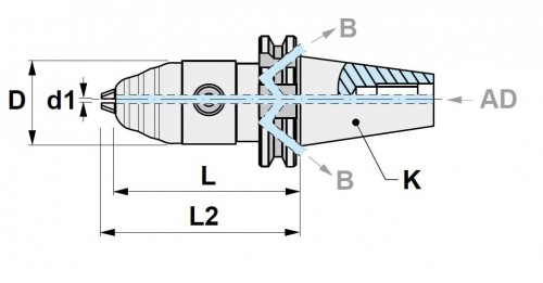 UNIVERZÁLNÍ PRECIZNÍ CNC VRTAČKOVÉ SKLÍČIDLO PRAVÉ-LEVÉ OTÁČKY