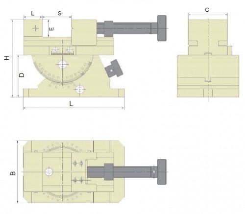 UNIVERZÁLNÍ SVĚRÁK PRO BROUŠENÍ A KONTROLU