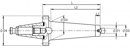 UPÍNAČE NÁSTRČNÝCH FRÉZ DIN6357 - DLOUHÉ