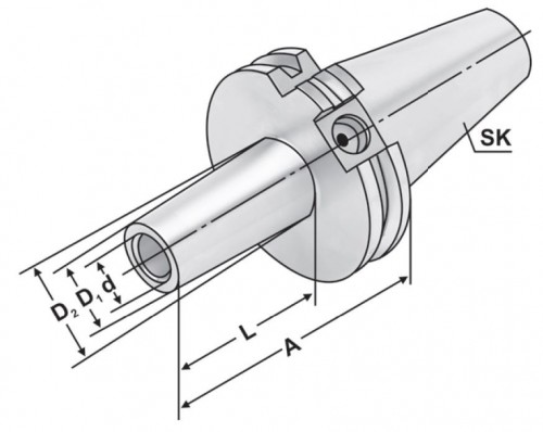 UPÍNAČE PRO FRÉZY SE ZÁVITEM