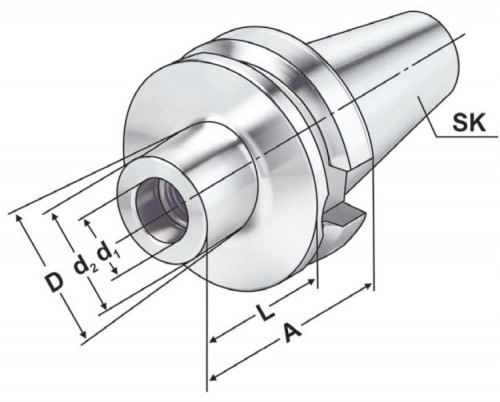UPÍNAČE PRO FRÉZY SE ZÁVITEM