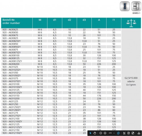 UPÍNAČE PRO FRÉZY SE ZÁVITEM HSK-A