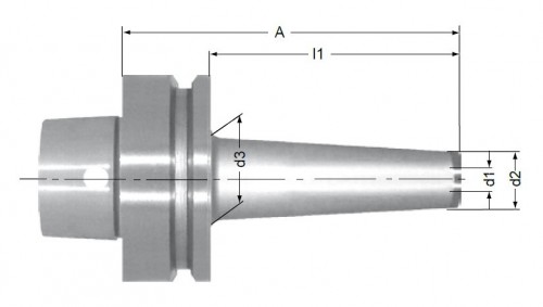 UPÍNAČE PRO FRÉZY SE ZÁVITEM PRO CHLADICÍ TRUBIČKY HSK-F