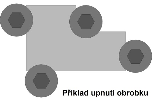 UPÍNACÍ ŠROUBY NA UPNUTÍ OBROBKU
