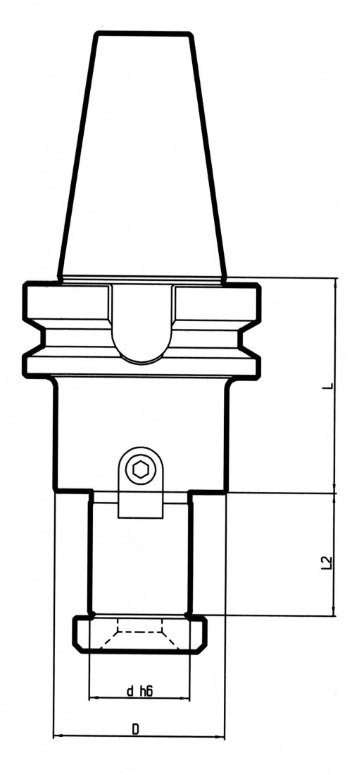 UPÍNAČ NÁSTRČNÝCH FRÉZ DIN6357