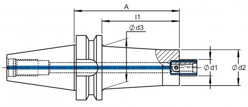 UPÍNAČ NÁSTRČNÝCH FRÉZ DIN6357