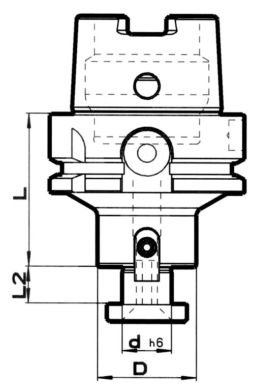 UPÍNAČ NÁSTRČNÝCH FRÉZ DIN6357 HSK-A
