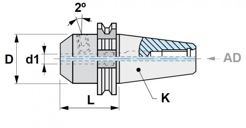 UPÍNAČ WHISTLE NOTCH DIN6359 (NAKLONĚNÁ PLOŠKA)