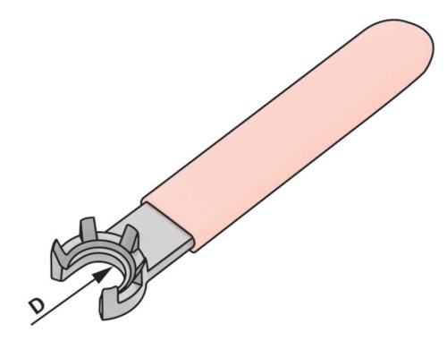 UTAHOVACÍ KLÍČ PRO KLEŠTINY ER MINI