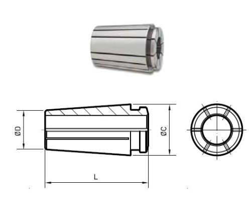 UTĚSNĚNÉ KLEŠTINY PRO PŘESNÉ KLEŠTINOVÉ UPÍNAČE - házivost pod 0,005