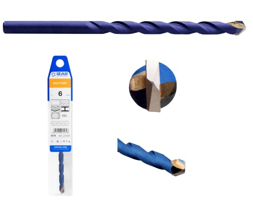 Univerzální vrták s karbidovým břitem do všech materiálů SET 6 KS