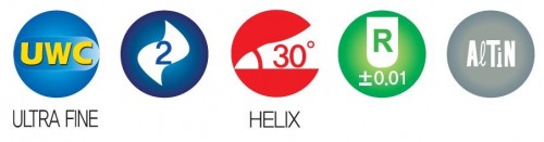 VELMI POPULÁRNÍ 2-BŘITÉ DLOUHÉ KULOVÉ FRÉZY DO HRC55