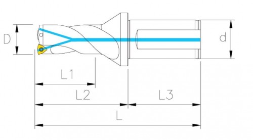 VRTÁKY 2XD NA 3-BŘITÉ DESTIČKY