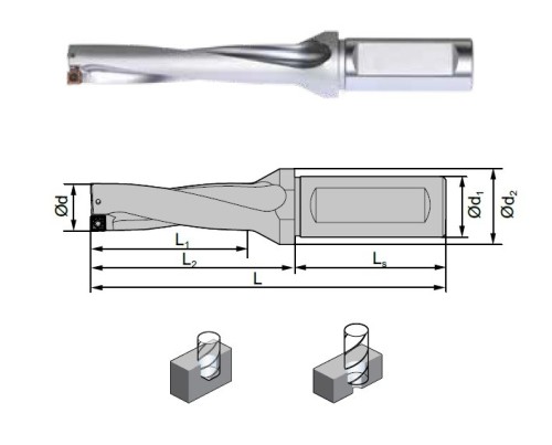 VRTÁKY 2XD NA 4-BŘITÉ DESTIČKY