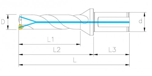 VRTÁKY 4XD NA 3-BŘITÉ DESTIČKY