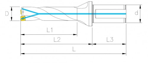 VRTÁKY 4XD NA 4-BŘITÉ DESTIČKY VRTÁKY 4XD NA 4-BŘITÉ DESTIČKY