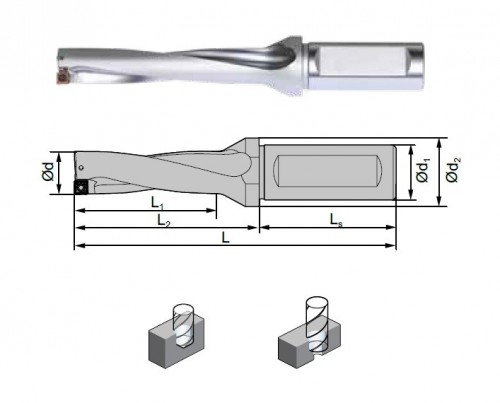 VRTÁKY 4XD NA 4-BŘITÉ DESTIČKY VRTÁKY 4XD NA 4-BŘITÉ DESTIČKY