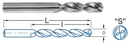 VRTÁKY HSSE 5%Co, 135° - h8, broušené DIN1897TS