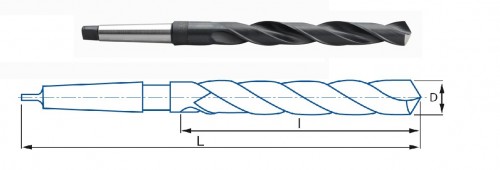 VRTÁKY HSS MORSE 118° - h8, broušené DIN341N