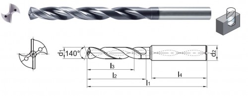 VYSOCE PRODUKTIVNÍ VRTÁKY 10xD – s vnitřním chlazením