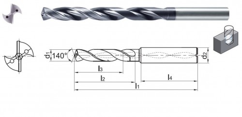VYSOCE PRODUKTIVNÍ VRTÁKY 12xD – s vnitřním chlazením